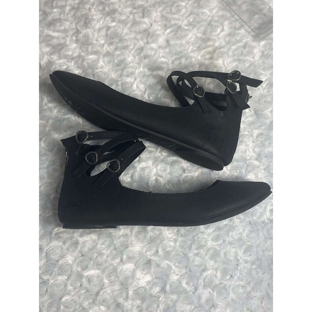 Blowfish Size 4 Gladiator Style Black Flat Shoes Girls - Picture 3 of 8